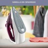 CALOR FV2835C0 Fer a repasser, Débit vapeur 35 g/min, Fonction pressing 160 g/min, Semelle céramique, Défroissage vertical