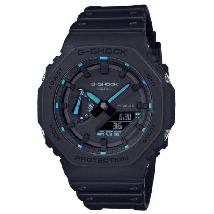 Montre - CASIO - G-Shock - Noir et Bleu résiné