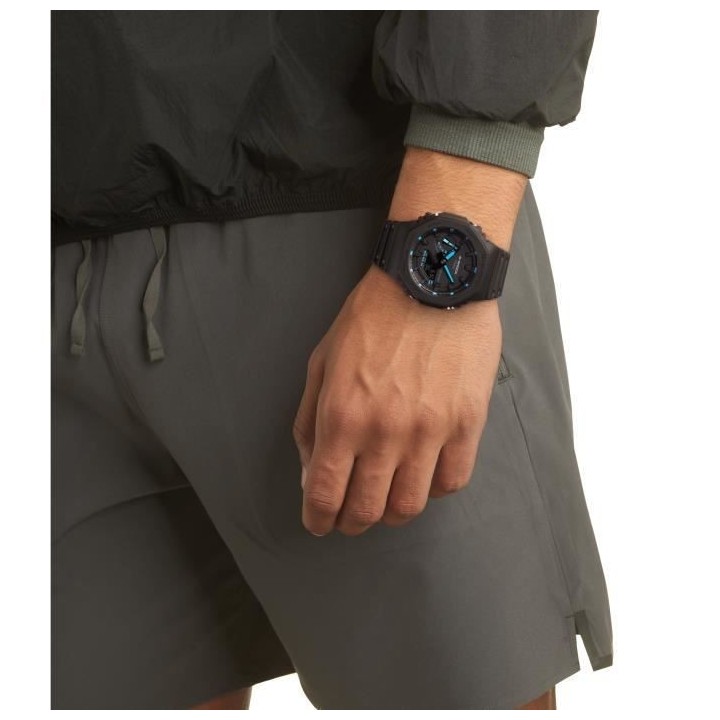 Montre - CASIO - G-Shock - Noir et Bleu résiné