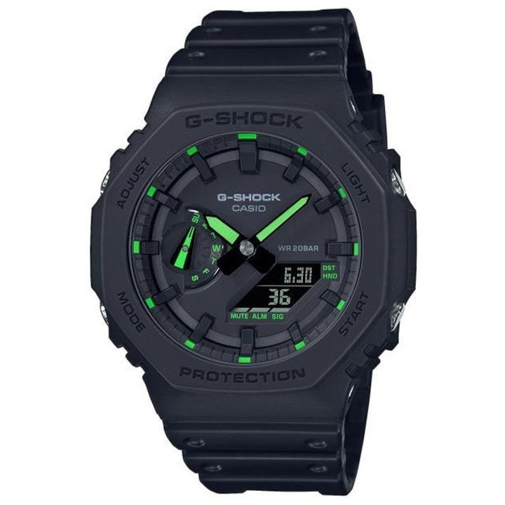 Montre - CASIO - G-Shock - Noir et Vert résine
