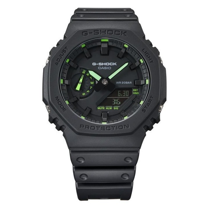 Montre - CASIO - G-Shock - Noir et Vert résine