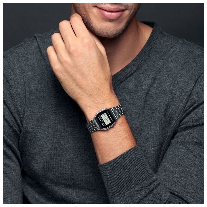 CASIO Montre Quartz A158WEA1EF Mixte