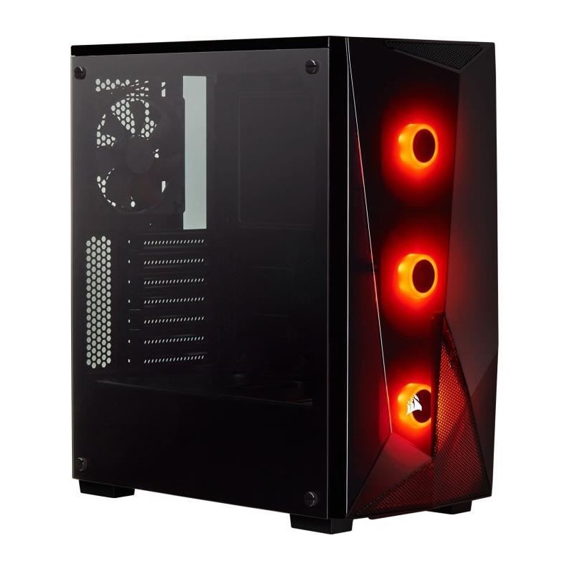 Boîtier PC Gaming - CORSAIR - Carbide Series SPEC-DELTA RGB - ATX Moyen-Tour - Verre trempé - Noir (CC-9011166-WW)