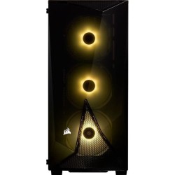 Boîtier PC Gaming - CORSAIR - Carbide Series SPEC-DELTA RGB - ATX Moyen-Tour - Verre trempé - Noir (CC-9011166-WW)