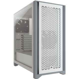 CORSAIR Boîtier PC 4000D Airflow - Moyen Tour - Verre trempé - Blanc