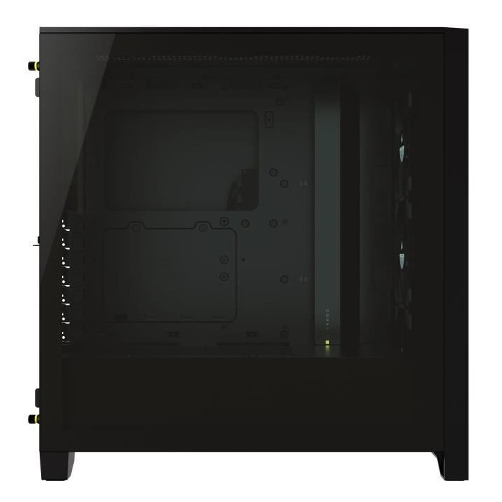 CORSAIR Boîtier PC iCUE 4000X RGB - Moyen Tour - Verre trempé - Noir