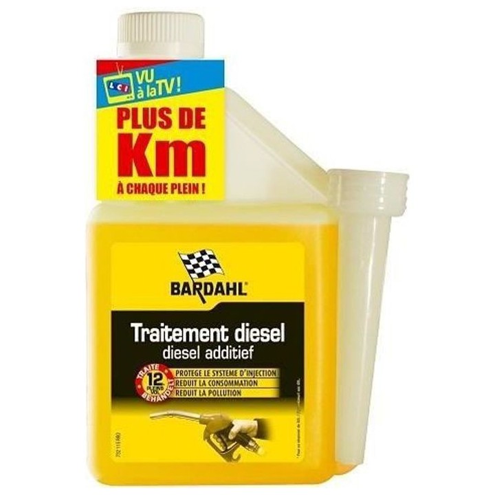 Traitement anti pollution - traite 500 litres Bardahl 2001152