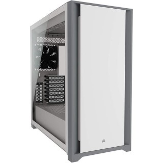 CORSAIR Boîtier PC 5000D - Verre Trempé Moyen-Tour ATX - Blanc (CC-9