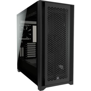 CORSAIR Boîtier PC 5000D Airflow - Verre Trempé Moyen-Tour ATX - Noi