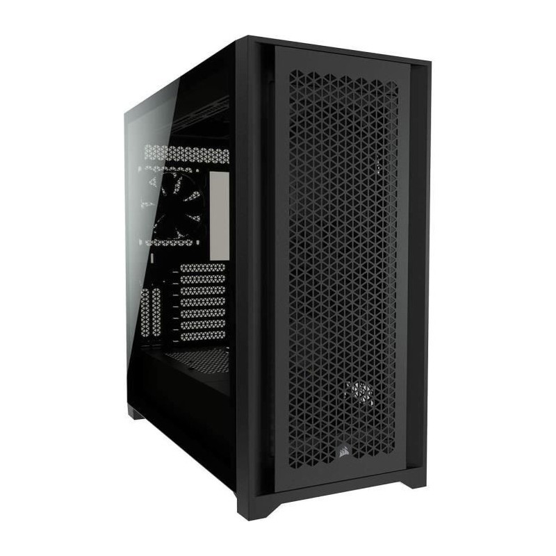 CORSAIR Boîtier PC 5000D Airflow - Verre Trempé Moyen-Tour ATX - Noir (CC-9011210-WW)