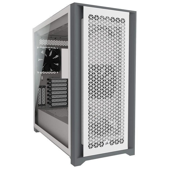 CORSAIR Boîtier PC 5000D Airflow - Verre Trempé Moyen-Tour ATX - Bla