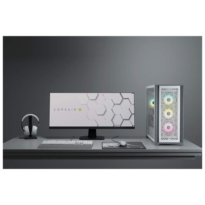 CORSAIR Boîtier PC 5000D Airflow - Verre Trempé Moyen-Tour ATX - Bla