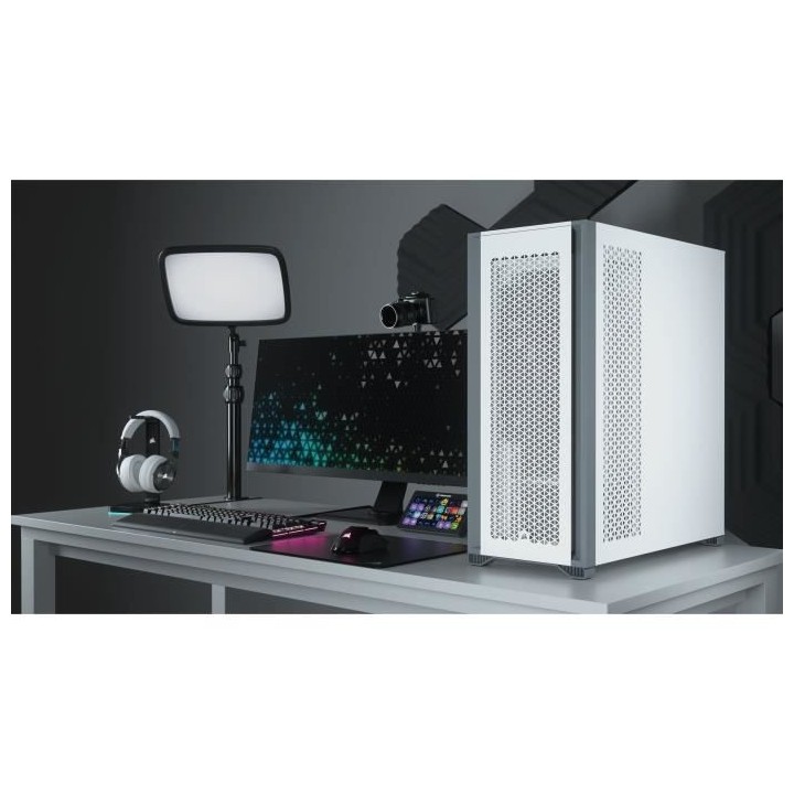 CORSAIR Boîtier PC 7000D AIRFLOW Verre Trempé - Blanc (CC-9011219-WW