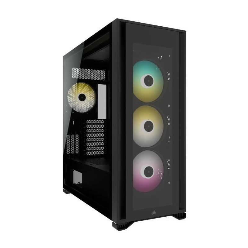 CORSAIR Boîtier PC iCUE 7000X RGB Verre Trempé - Noir (CC-9011226-WW)