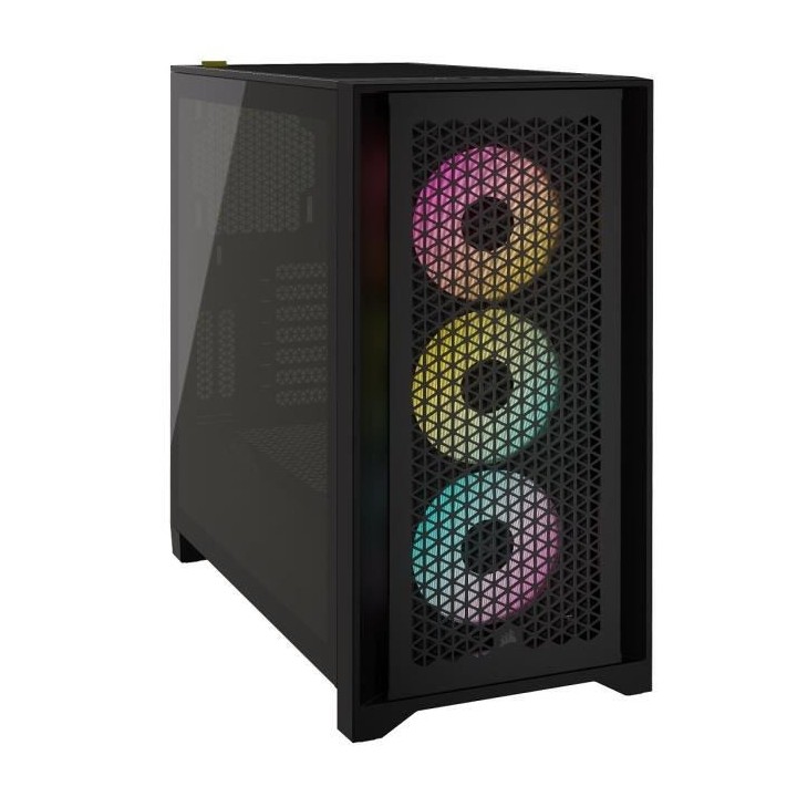 Boitier PC - CORSAIR - iCUE 4000D RGB Airflow - Moyen-tour - 3 ventila