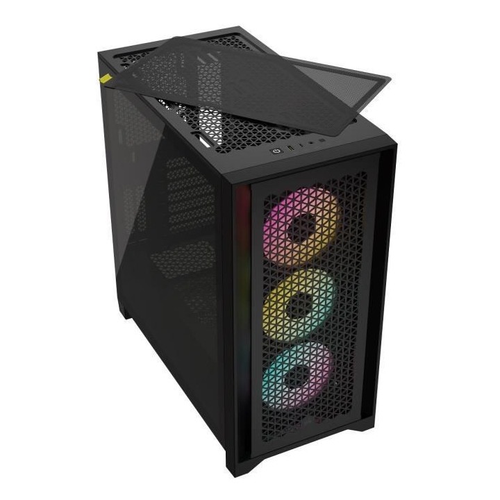 Boitier PC - CORSAIR - iCUE 4000D RGB Airflow - Moyen-tour - 3 ventila