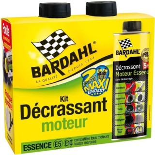 BARDAHL Pack Décrassant moteur Essence 5 en 1 le turbo, la vanne EGR,