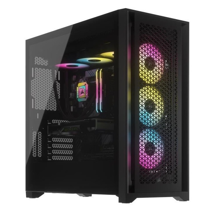 Boitier PC - CORSAIR - iCUE 5000D RGB Airflow - Moyen-tour - 3 ventila