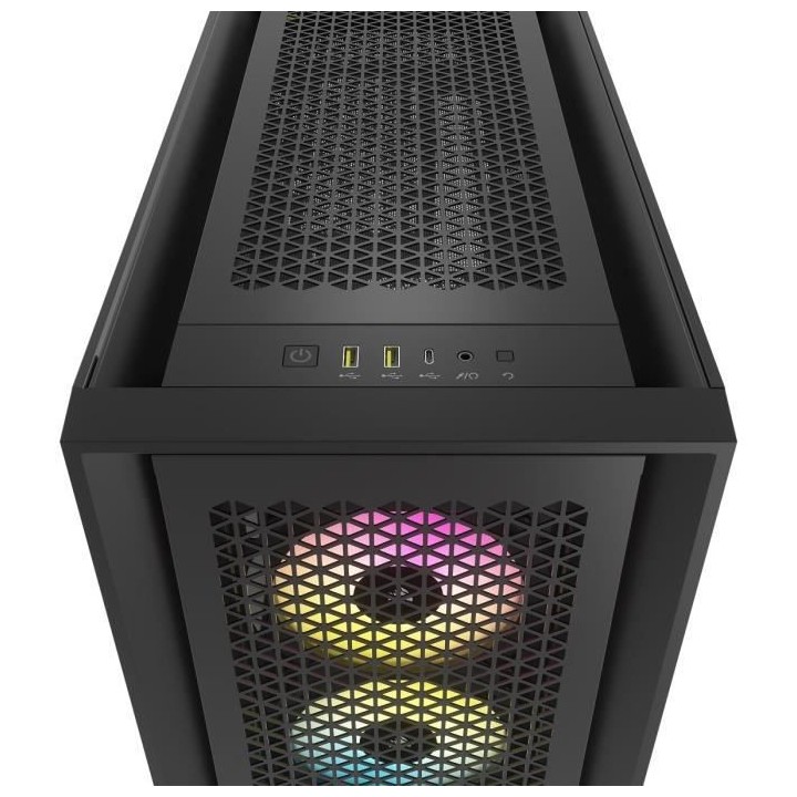 Boitier PC - CORSAIR - iCUE 5000D RGB Airflow - Moyen-tour - 3 ventila