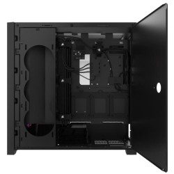 Boitier PC - CORSAIR - iCUE 5000D RGB Airflow - Moyen-tour - 3 ventilateurs AF120 RGB ELITE - Noir