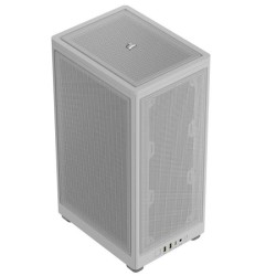 Boitier PC - CORSAIR - iCUE 2000D Airflow - Mini ITX - Panneaux en acier - Ventilateur AF120 SLIM inclus - Blanc - (CC-9011245-W