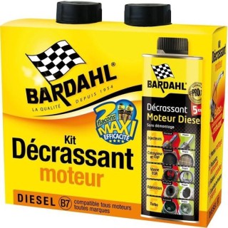 BARDAHL Pack Décrassant moteur Diesel 5 en 1 Décrasse sans démontag
