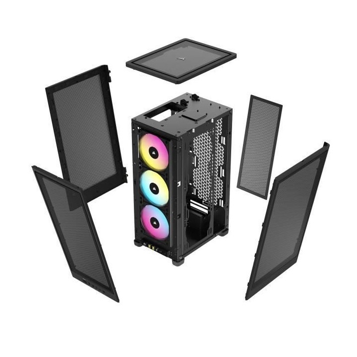 Boitier PC - CORSAIR - iCUE 2000D RGB Airflow - Mini ITX - 3 ventilate