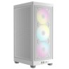 Boitier PC - CORSAIR - iCUE 2000D RGB Airflow - Mini ITX - 3 ventilateurs AF120 RGB SLIM inclus - Blanc - (CC-9011247-WW)