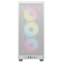 Boitier PC - CORSAIR - iCUE 2000D RGB Airflow - Mini ITX - 3 ventilateurs AF120 RGB SLIM inclus - Blanc - (CC-9011247-WW)