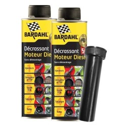 BARDAHL Pack Décrassant moteur Diesel 5 en 1 Décrasse sans démontage : le turbo, la vanne EGR, le filtre a particules,les inj