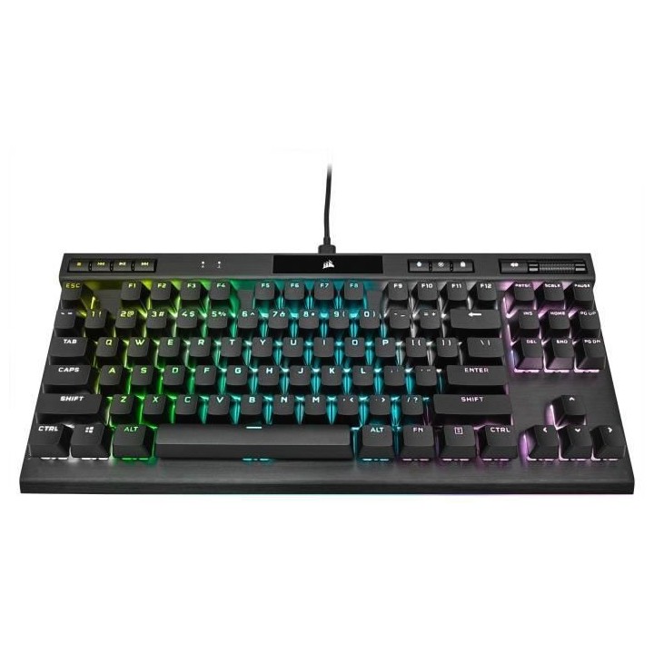 CORSAIR Clavier gamer K70 TKL RGB CS MX Red (CH-9119010-FR)