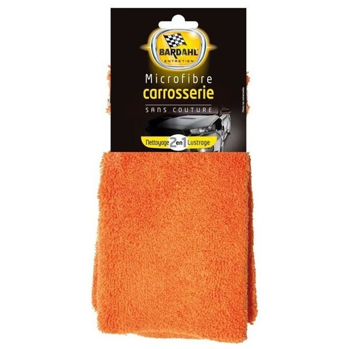 BARDAHL Microfibre Carrosserie - 2 faces - Réutilisable 300 fois