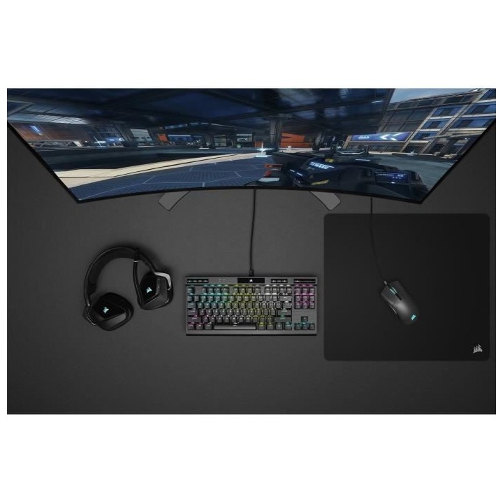 CORSAIR Clavier gamer K70 TKL RGB CS MX Red (CH-9119010-FR)