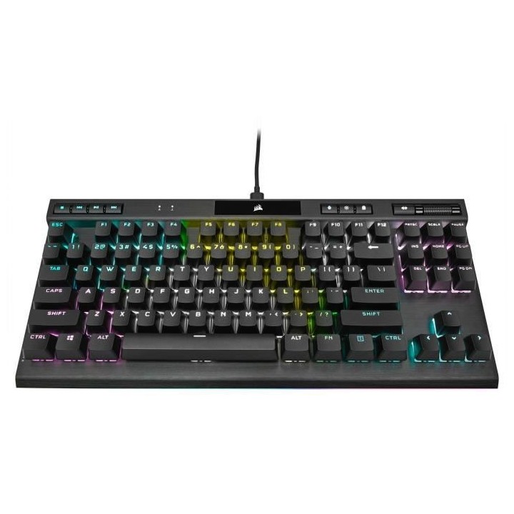 Corsair clavier gaming optique-mécanique K70 RGB TKL Champion Series