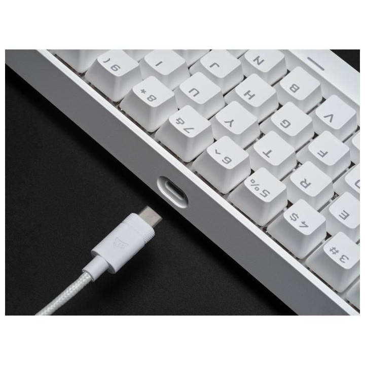 CORSAIR clavier K65 RGB Mini 60% Mechanical Gaming - Blanc (CH-9194110