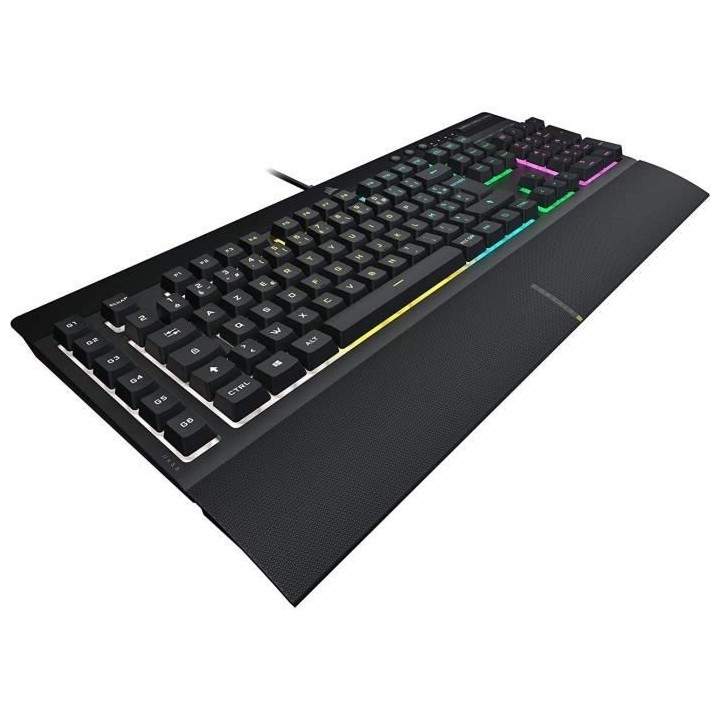 Clavier Gamer - AZERTY - CORSAIR - K55 RGB Pro - Numérique - Dôme en