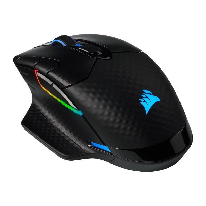 CORSAIR Souris gamer DARK CORE RGB PRO - 18 000 DPI - LED RGB - Optique (CH-9315411-EU)