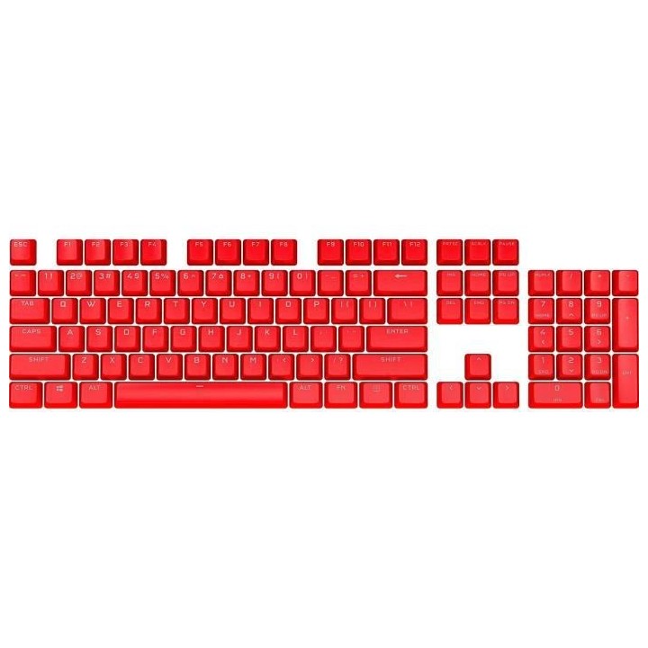 CORSAIR Kit de Modification de Touches PBT Double-Shot PRO - Rouge (CH
