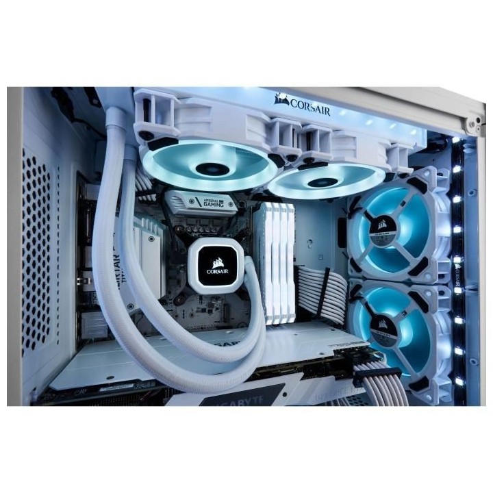 CORSAIR Ventilateur LL120 Pro LED RGB 120mm Blanc - (CO-9050091-WW)