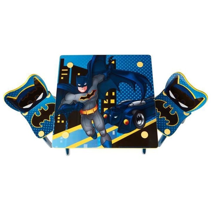 BATMAN Ensemble table et 2 chaises pour enfants