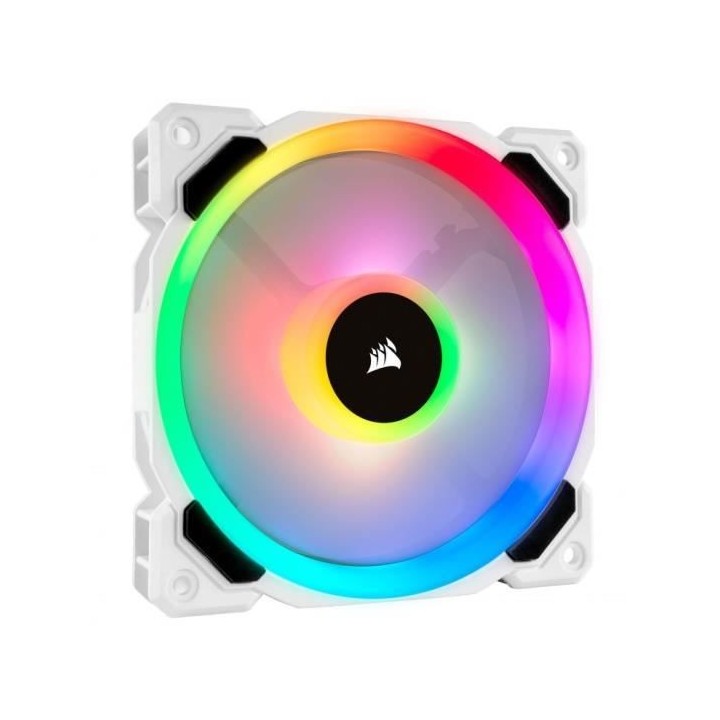 CORSAIR Ventilateur LL120 Pro LED RGB 120mm Blanc (Pack de 3) - (CO-90