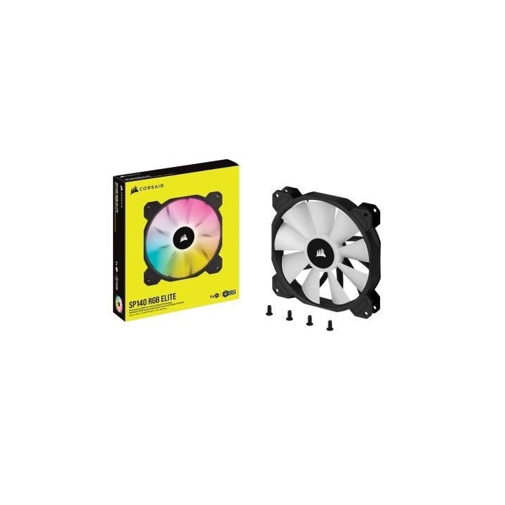 CORSAIR Ventilateur SP Series - SP140 RGB ELITE - Diametre 140mm - LED
