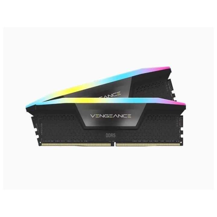 Mémoire RAM - CORSAIR - Vengeance RGB DDR5 - 32GB 2x16GB DIMM - 5600