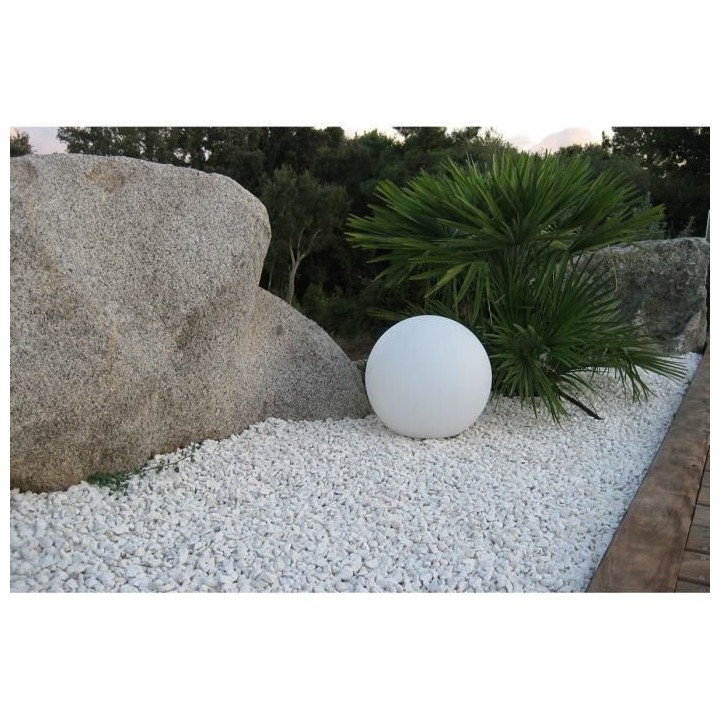 LUMISKY - Boule lumineuse filaire pour extérieur LED - blanc BOBBY -