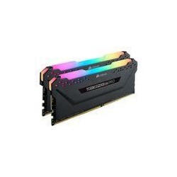 Mémoire RAM - CORSAIR - Vengeance RGB Pro DDR4 - 16GB 2x8GB DIMM - 3600 MHz - CL18 - 1.35V - Noir (CMW16GX4M2D3600C)