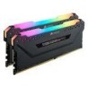 Mémoire RAM - CORSAIR - Vengeance RGB Pro DDR4 - 16GB 2x8GB DIMM - 3600 MHz - CL18 - 1.35V - Noir (CMW16GX4M2D3600C)