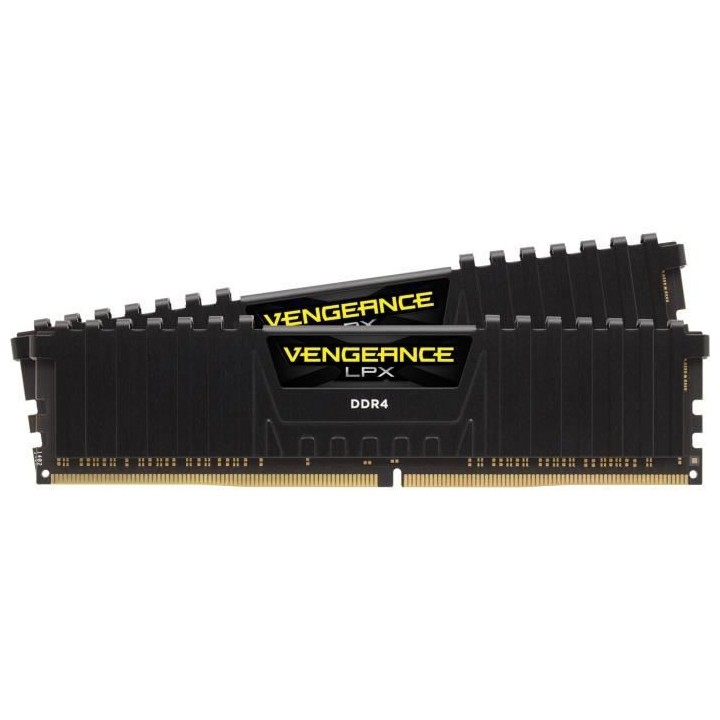CORSAIR Mémoire PC DDR4 64GB (2*32) low profile (CMK64GX4M2E3200C16)