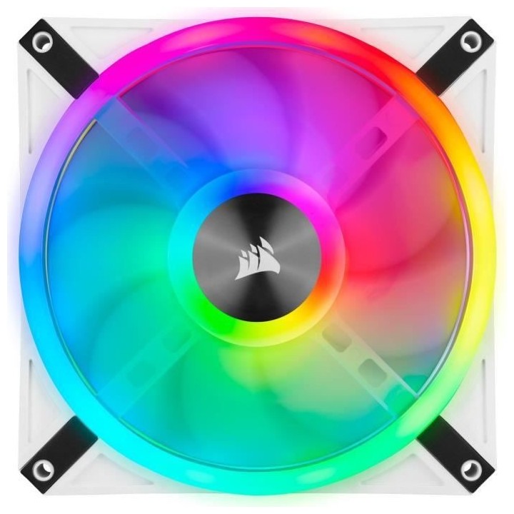 CORSAIR QL140 RGB Blanc, 140mm RGB LED Fan, Single Pack (CO-9050105-WW