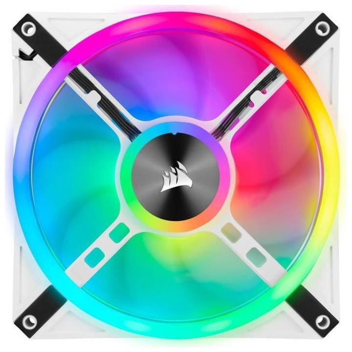 CORSAIR QL140 RGB Blanc, 140mm RGB LED Fan, Single Pack (CO-9050105-WW