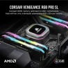 Mémoire RAM - CORSAIR - Vengeance RGB Pro Series DDR4 - 16GB 2x8GB DIMM - 3200 MHz - CL16 - 1.35V - Noir (CMH32GX4M2Z3200C)